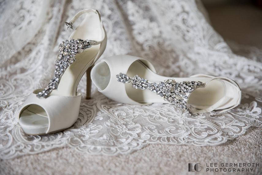 Bride's shoes -- South Berwick Maine Wedding Photography by Lee Germeroth Photography