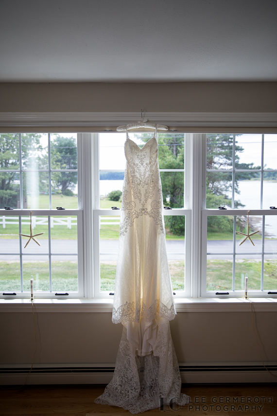 Wedding Dress -- South Berwick Maine Wedding Photography by Lee Germeroth Photography