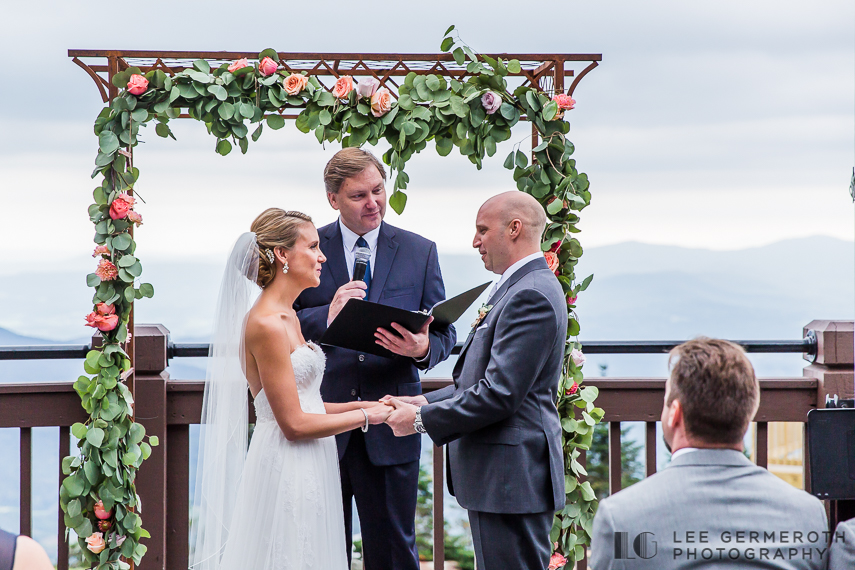Ceremony - Stowe Mountain Resort Wedding by Lee Germeroth Photography