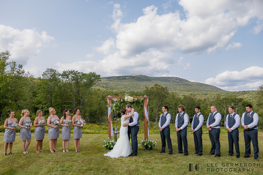 First Kiss -- The Grand View Estate Wedding Photography by Lee Germeroth Photography