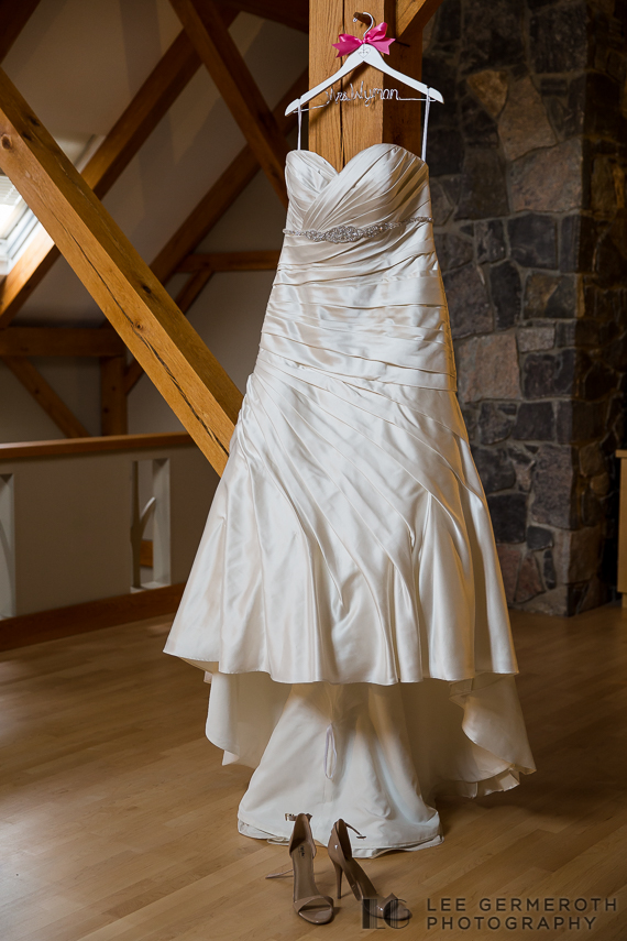 Dress Shot - Walpole New Hampshire Wedding by Lee Germeroth Photography