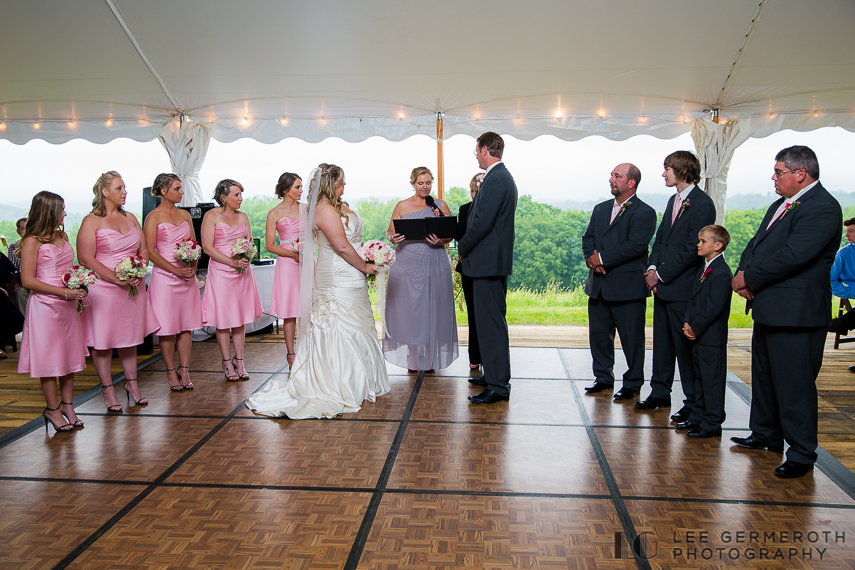 Ceremony - Walpole New Hampshire Wedding by Lee Germeroth Photography