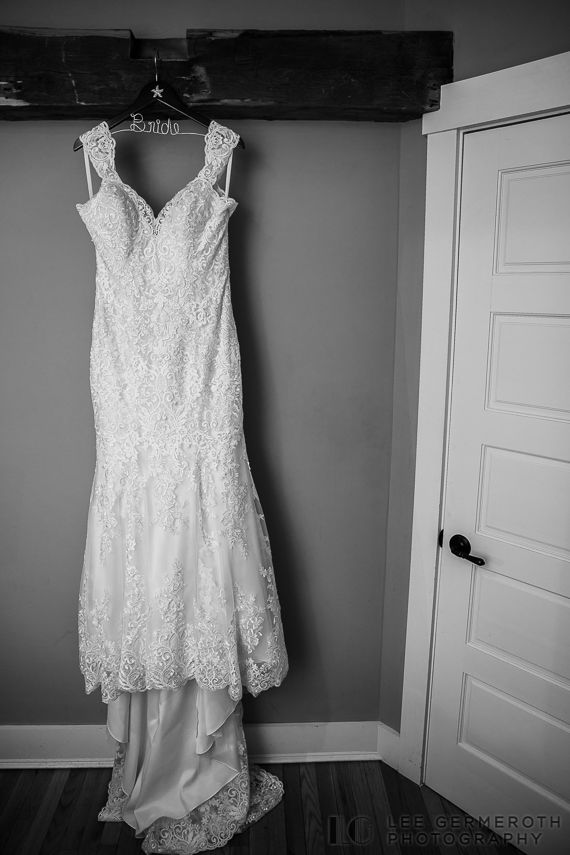 Detail photo of dress -- Woodbound Inn NH Wedding Photography by Lee Germeroth Photography