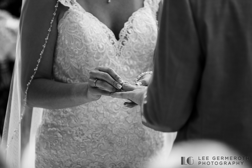 Ring Exchange -- Woodbound Inn NH Wedding Photography by Lee Germeroth Photography
