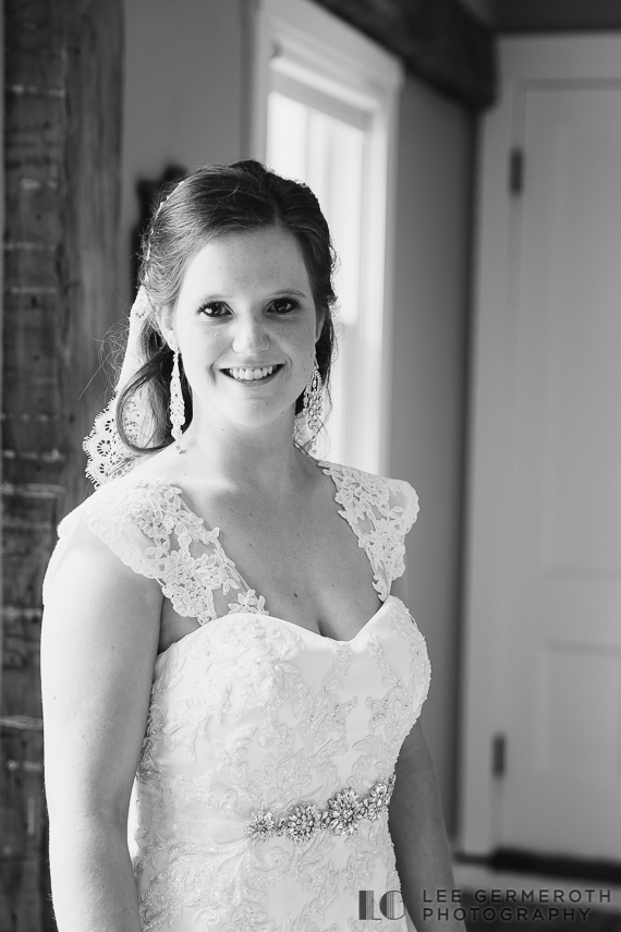 Bridal Portrait - Woodbound Inn Rindge Wedding by Lee Germeroth Photography