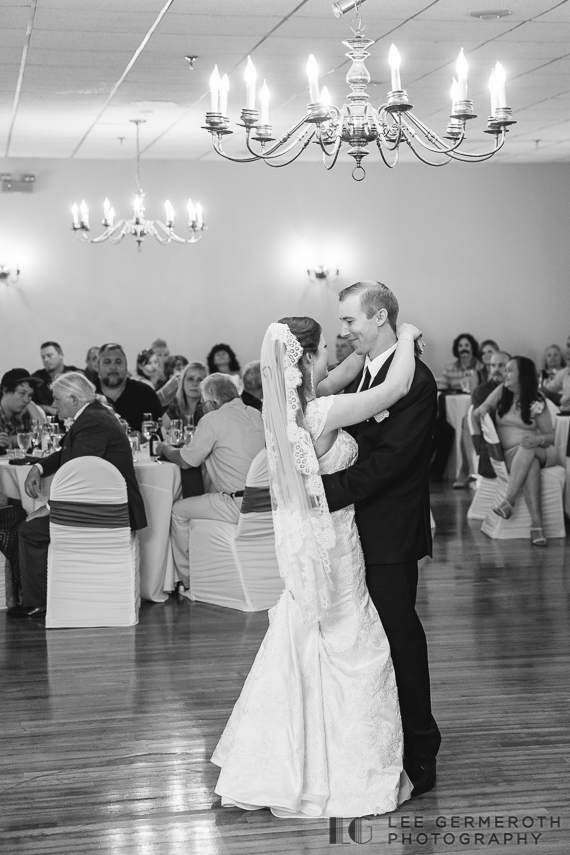 First Dance - Woodbound Inn Rindge Wedding by Lee Germeroth Photography